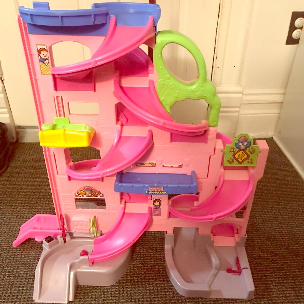Little People Pink Race Track